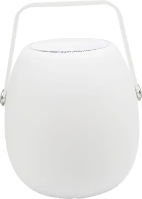 Image de Baladeuse enceinte bluetooth sans fil LED blanc/multicolore dimmable SO PLAY H30cm avec télécommande