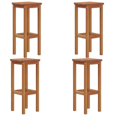 Obrázok produktu pre Barové stoličky 4 ks, akáciový masív