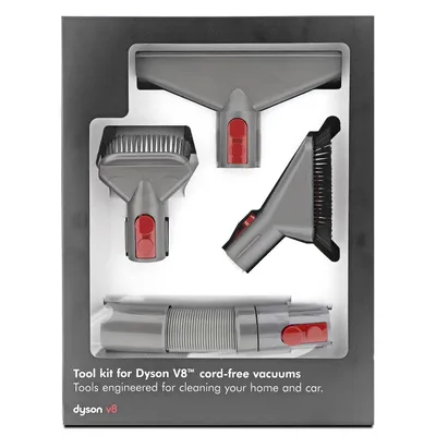 Produktbild von Dyson Handheld Tool Kit med quick release, Düsensatz, Handstaubsauger, Rot, Silber, Dyson, V7, V8, Box