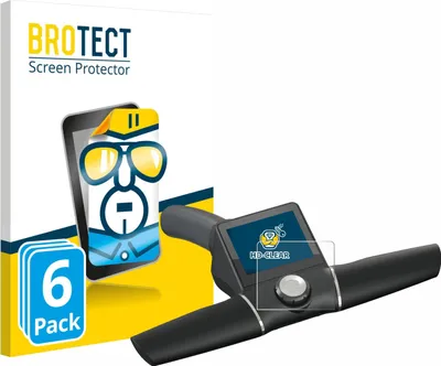 Produktbild von 6x Für Motocaddy M7 GPS Remote Schutzfolie BROTECT Displayschutz Display Schutz Folie Klar Transparent