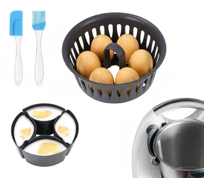 Eierkocher 2-in-1 für Thermomix TM6/TM5/TM31, Silikon, BPA-frei