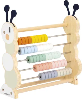 Image de Janod Sweet Cocoon - Boulier en bois la chenille