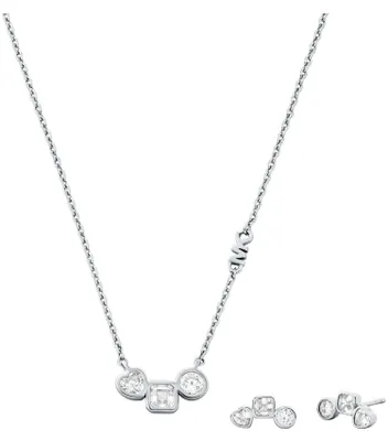 Produktbild von Michael Kors MKC1767SET Damen Collier Sterling-Silber 925 Silber weiß 45 cm