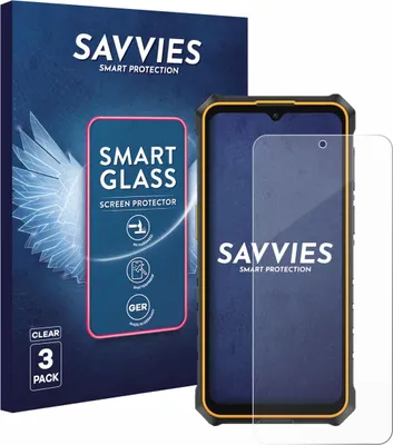 Produktbild von 3x Savvies Schutzglas Folie für Ulefone RugKing 3 Pro 9H Panzer Schutzfolie Glas Displayschutz klar transparent
