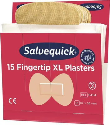Productafbeelding van CEDERROTH 6454 CEDERROTH Salvequick, navulverpakking, pleisters voor de vingertoppen