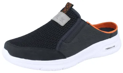 Produktbild von RIEKER Herren Clogs blau Textil - Größe: 44