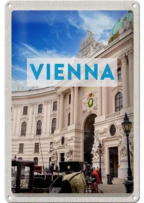Produktbild von Blechschild Reise 20x30cm Wien Österreich Architektur Reise