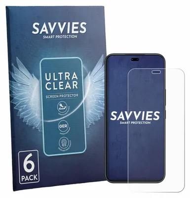 Produktbild von 6x Für Honor 400 Pro Schutzfolie Savvies Displayschutz Display Schutz Folie Klar Transparent