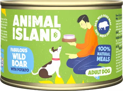 Produktbild von GermanAnimal Island zvěřina s brambory pro psy 410g