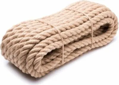 Produktbild von Juteseil 20mm x 20m Hanfseil gedreht Tauwerk Naturhanf Leine Jute Tau Seil Schnur
