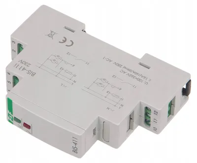 Produktbild von Bistabiles Relais Ein/Aus 1P 16A getrennt 165-265V AC F&F BIS-411-LED