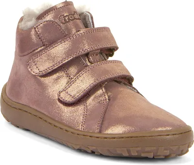Produktbild von Froddo Barefoot Winter Furry Pink/Gold Größe EU 30