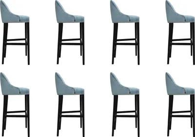 Productafbeelding van 8 design barkrukken, loungestoelen, gestoffeerde stoelen, fauteuils, woonkamerstoelen, barkrukken