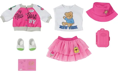Image de Tenue de voyage pour poupée Baby Born, 43 cm
