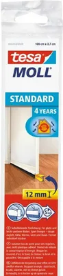 Produktbild von TESA Türbürstendichtung 1 m x 37 mm Weiß