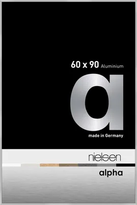 Produktbild von nielsen Aluminium Bilderrahmen Alpha, 60x90 cm, Silber Matt