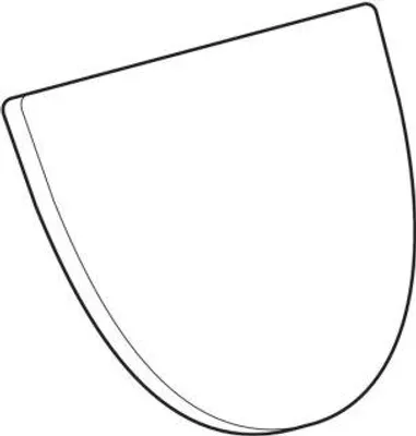 Produktbild von Geberit 575905000 Flow Urinal-Deckel, weiß