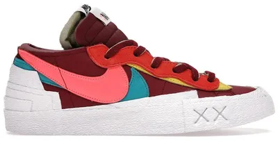 Produktbild von Nike Blazer Low sacai KAWS Red - EU 46