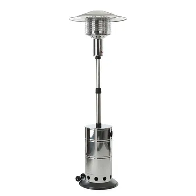 Produktbild von Grillchef Gas-Heizstrahler 12047 Teleskop 215cm silber