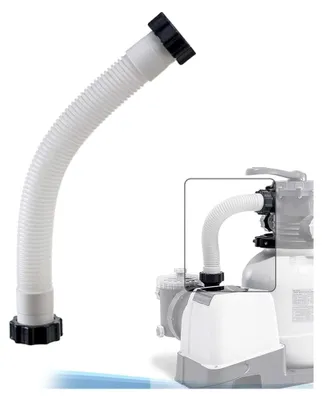 Produktbild von Poolfilter-Schlauch | Ersatzverbindungsschlauch - 38 mm Anschluss für Bodenpools, Rasen, Garten und Terrasse