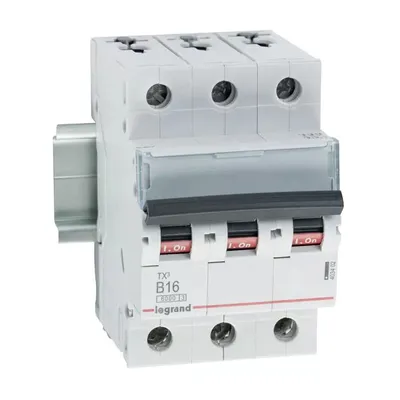 Zdjęcie produktu dla Legrand TX3, Miniaturowy wyłącznik, Typu B, IP20, 240 - 415 V