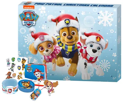 Produktbild von Adventskalender Paw Patrol mit Spielzeug, Accessoires und Kosmetik