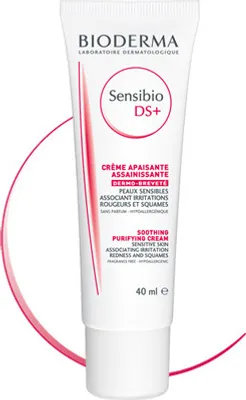 Image de Bioderma Sensibio Gel Nettoyant DS+ Crème Purifiante Apaisante 40 ml