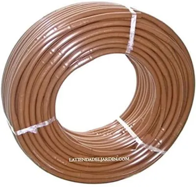 Tropfschlauch 100 m, 16 mm, 33 cm Abstand, braun