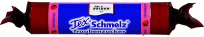 Produktbild von Soldan Tex Schmelz Traubenzucker Himbeere Rolle 33 g