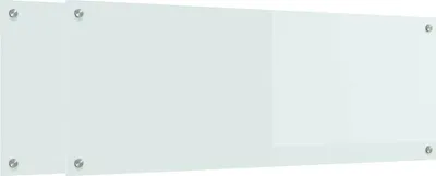 Obrázok produktu pre Kuchynský obklad 2 pcs Biela 110 x 40 cm tvrdené sklo