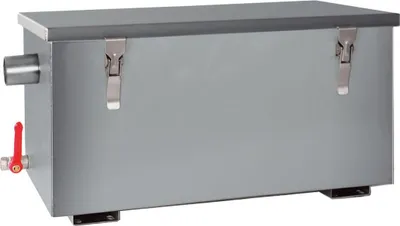 Zdjęcie produktu dla KBS Mobilny separator tłuszczu 44-litrowa komora separatora tłuszczu 730x413x409 mm Podnoszona pokrywa