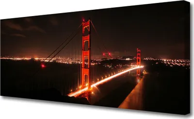 Produktbild von Tulup Leinwand-Bilder 125x50 Wandbild Canvas Kunstdruck Brücke Architektur