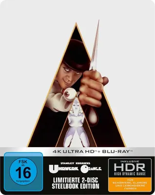Produktbild von Uhrwerk Orange (Ultra HD Blu-ray & Blu-ray im Steelbook)