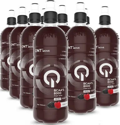 Produktbild von QNT BCAA 8000 (12x700ml) Forest Fruits - Aminosäuren - BCAA
