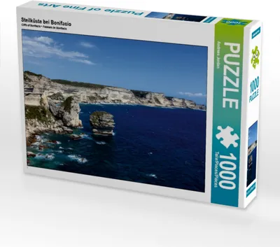 Produktbild von Calvendo Steilküste bei Bonifacio 1000 Teile Puzzle quer 640x480mm, Jordan Andreas; 7413637