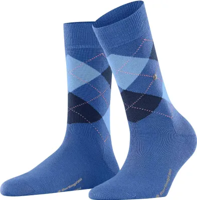 Obrázek produktu pro Burlington dámské ponožky MARYLEBONE - krátké ponožky, vzor diamantů, Onesize modrá 36-41