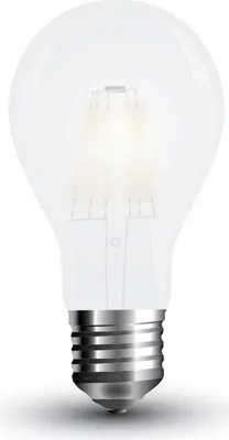 Imagen del producto de Lámpara LED VT-2045, 5W, filamento, pantalla opaca, casquillo E27, 2700K