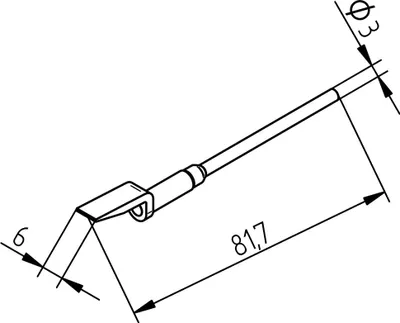 Produktbild von ERSA Entlötspitze Spitzen-Größe 6 mm Inhalt 1 St.