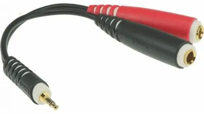Productafbeelding van KLOTZ AIS GmbH, AYS-3, 3,5 mm, mannelijk, 2 x 6,35 mm, vrouwelijk, 0,2 m, zwart