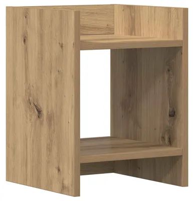 Zdjęcie produktu dla vidaXL Stojak na rośliny Artisan – dąb 30 x 30 x 40 cm, materiał drewnopochodny