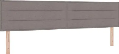 Zdjęcie produktu dla vidaXL Zagłówek Taupe 200 cm Tkanina