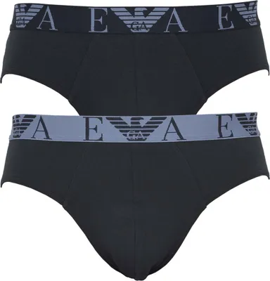 Produktbild von EMPORIO ARMANI 2er Pack Herren Brief Mini Slip Stretch Baumwolle 27435 XL