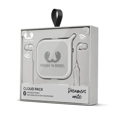 Immagine prodotto di Confezione regalo FRESH 'N REBEL Vibe Wireless e Pebble Cloud