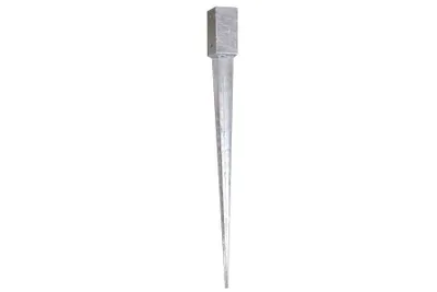 Produktbild von Einschlagbodenhülse Bodenhülse zum Einschlagen Pfostenträger Bodenanker für Pfosten : 7 x 7 cm Maße Pfosten: 7 x 7 cm