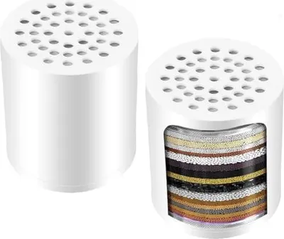 Produktbild von Duschfilter mit 36 Stufen, Universal-Ersatzkartusche, Hartwasserreiniger entfernt Chlor, Schwermetalle, Eisen und andere Sedimente, Hochleistungs-Wasserenthärter