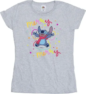 Produktbild von Disney - "Merry Rainbow" T-Shirt für Damen BI26086 (S) (Grau)