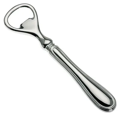 Flesopener versilbert, 14,5 cm, poliert