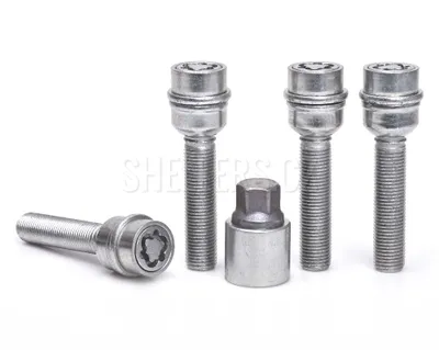 Obrázek produktu pro Pojistné bezpečnostní šrouby M14x1,5x55 kulová R14 pohyblivá, klíč 17, SICUSTAR VN555RAR14SW17