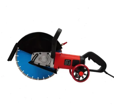Produktbild von Elektrische Betonsäge - Mauernutfräse Wall Chaser - 3500 W - 350 mm Blatt - 13,5 cm Schnitttiefe - Wasserpumpe staubarmes Schneiden - 220 V EU-Stecker - Schwarz