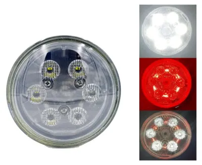 Immagine prodotto di Lampada alogena a LED 2100 lm 112 mm 24 W luce bianca e rossa
